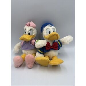 Disney Theme Parks Donald Duck & Daisy 16 inch Plush Authentic Original ParksToy